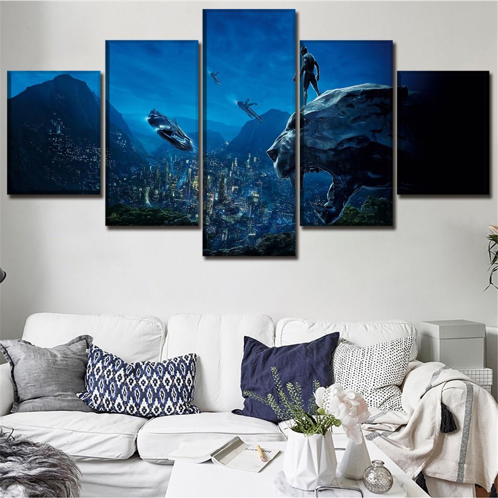 2019 Black Panther Canvas Prints Wall Art Oil Painting Home 2019 Black Panther Canvas Prints Wall Art Oil Painting Home Decor Unframed Framed From Wumami 17 94 Dhgate Com