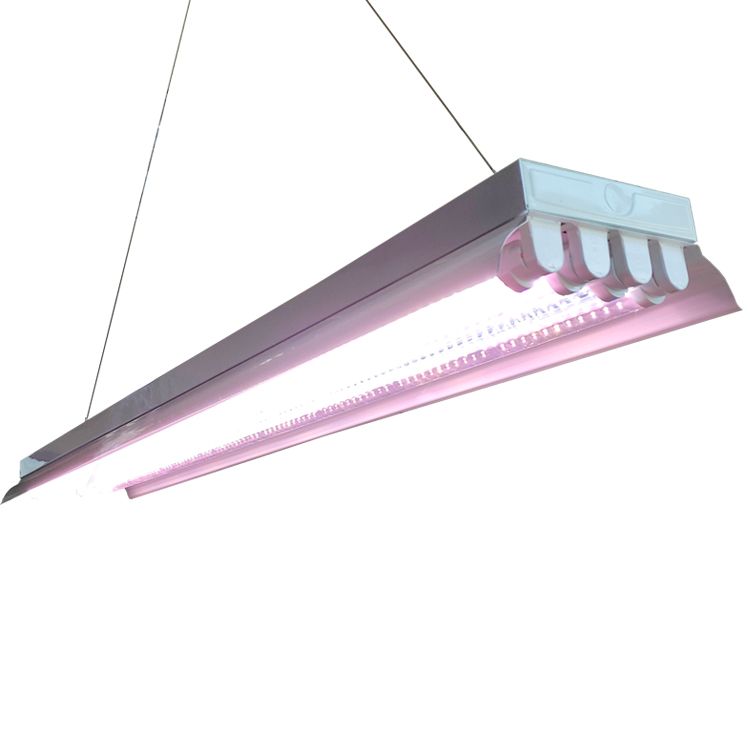 T8 LED Florescent 4 Foot 4 Lamps With Full Spectrum Grow Light System 4