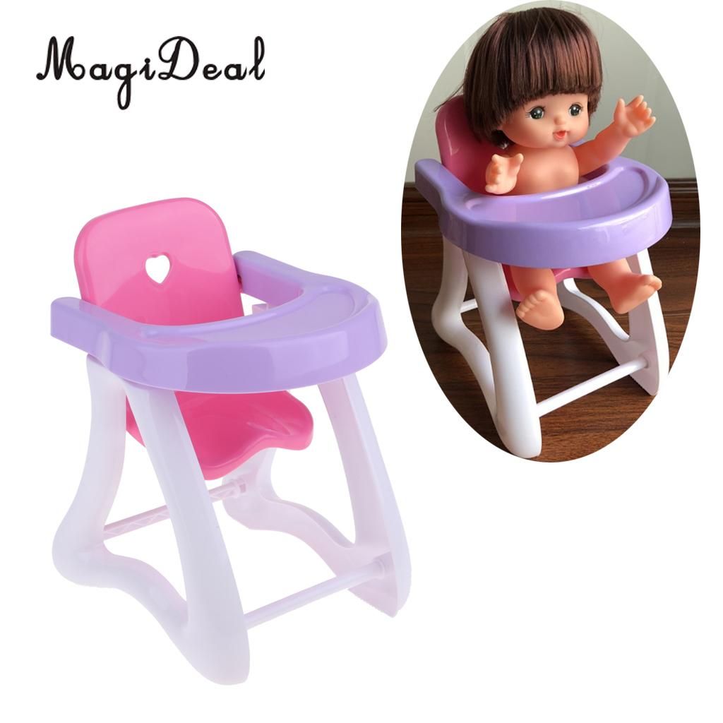 Fun Play Furniture Toy Baby High Chair Dining For 8 12inch Fun Play Furniture Toy Baby High Chair Dining For 8 12inch Reborn Doll Mellchan Dolls Accessories Creative 18 Shoes And