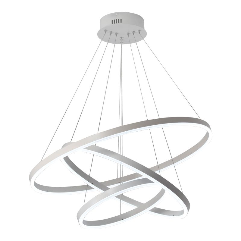 Led Chandelier Post Modern Minimalist Living Room Round Dining Bedroom Den Office Lamp Lamparas De Techo Colgante Moderna