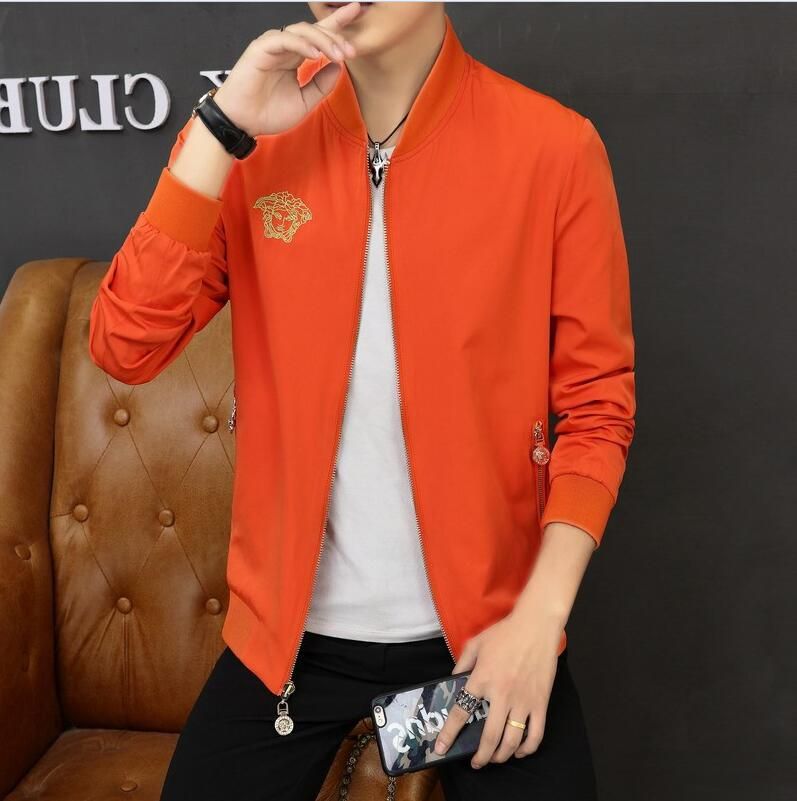 Spring Autumn Baseball Male Jacket Korean Clothing Bomber Jacket Men