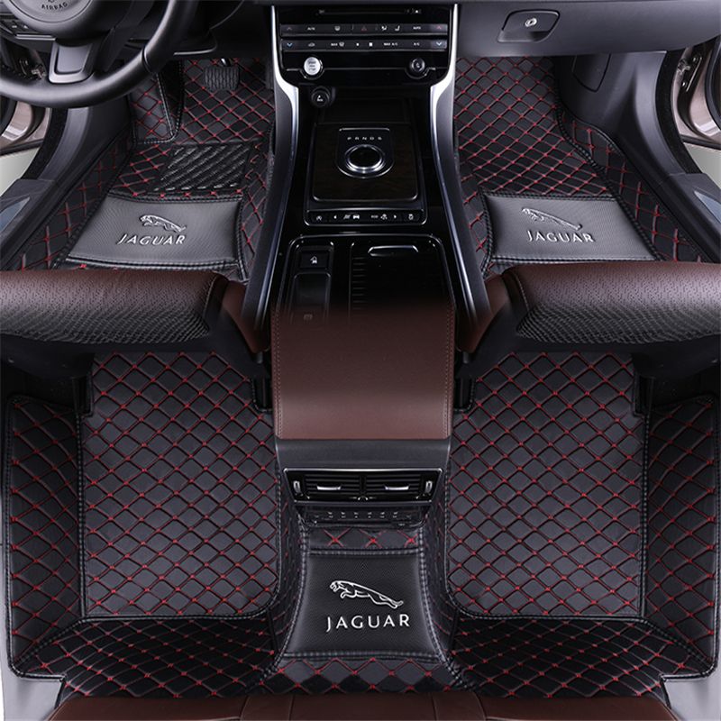 All Weather Floor Mat for 2016-2019 Jaguar F-PACE 3D Full Protection Car Accessories Black 3 Piece Set
