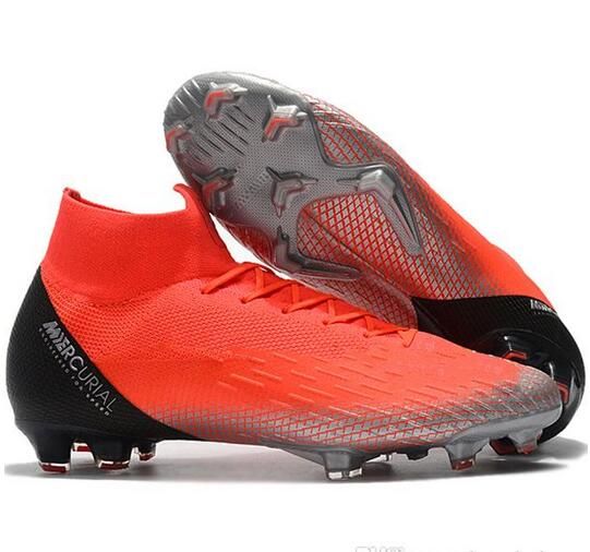 Nuevos zapatos de fútbol para hombre Mercurial Superfly KJ VI Elite Cristiano Ronaldo Neymar FG zapatos de fútbol cr7 botas de fútbol scarpe Cheap Ora Nuevos zapatos de fútbol para hombre Mercurial Superfly KJ VI Elite Cristiano Ronaldo Neymar FG zapatos de fútbol cr7 botas de fútbol scarpe Cheap Ora