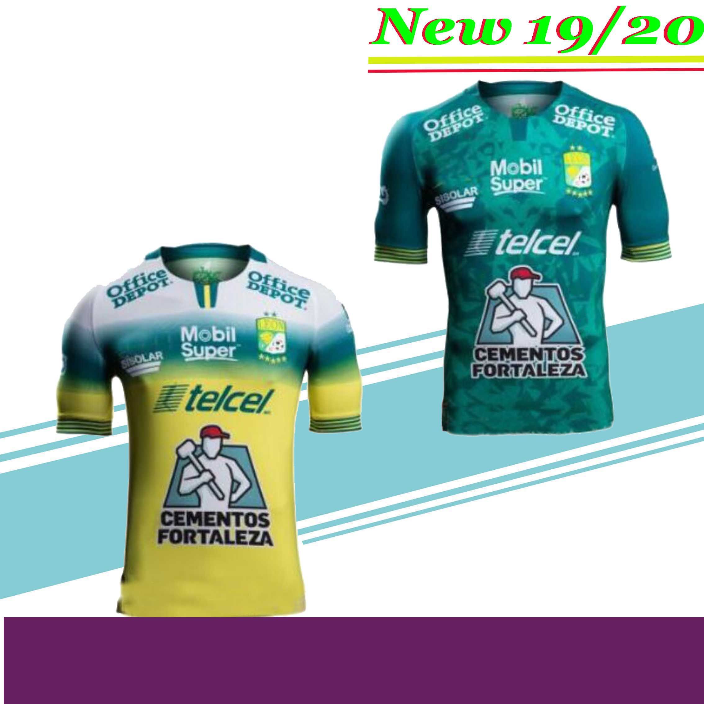 2019 León FC 19 20 Leon Soccer Jerseys Home Away 2019 2020 MACIAS RAMOS ...