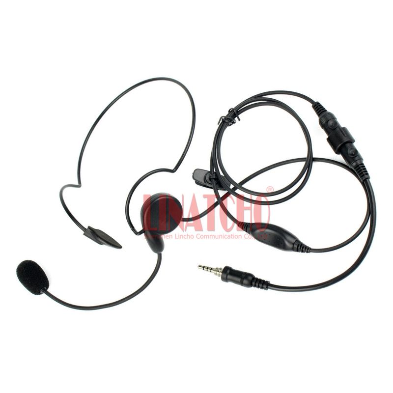 Earpiece Headset PTT MIC for YAESU Vertex VX-6R VX-7R VX-177 VX-170