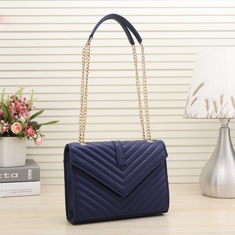 S# Factory Wholesale Designer Luxury Handbags Purses Simple Chain Bag Letter Decoration Ladies ...