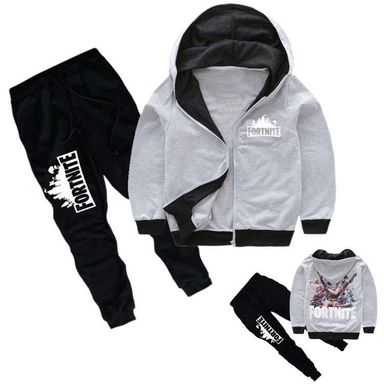 acheter survetement enfants fortnite 6 14 ans big boy a manches longues sweats a capuche veste avec pantalon costume enfants tenues decontractees au - grenouillere hiver fortnite