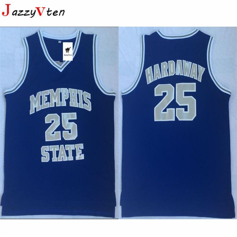 2019 2019 New Design Embroidery Memphis State Tigers 25 Penny Hardaway