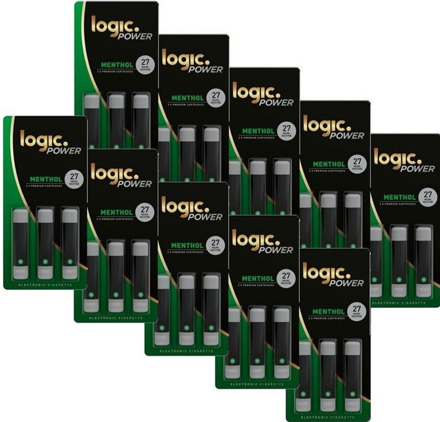 2017 CHEAP LOGIC ECIG LOGIC POWER REFILL 3X PREMIUM CARTRIDGES Vape