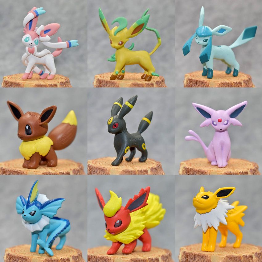 pokemon figures eevee evolutions