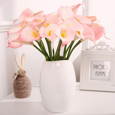 Cheap Calla Lilies Artificial Wedding Flowers Purple Pink Wedding