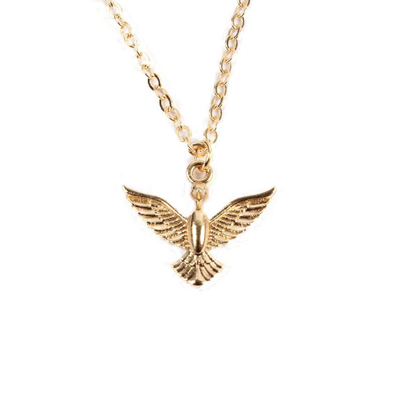 Wholesale Dove Bird Necklace Fill Flying Bird Pendant Choker Necklace