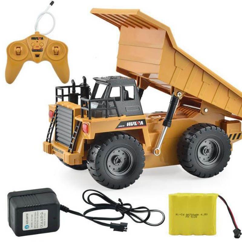 1540 RC Truck 2.4G 6CH Remote Control Alloy Dump Truck Big Dump Truck