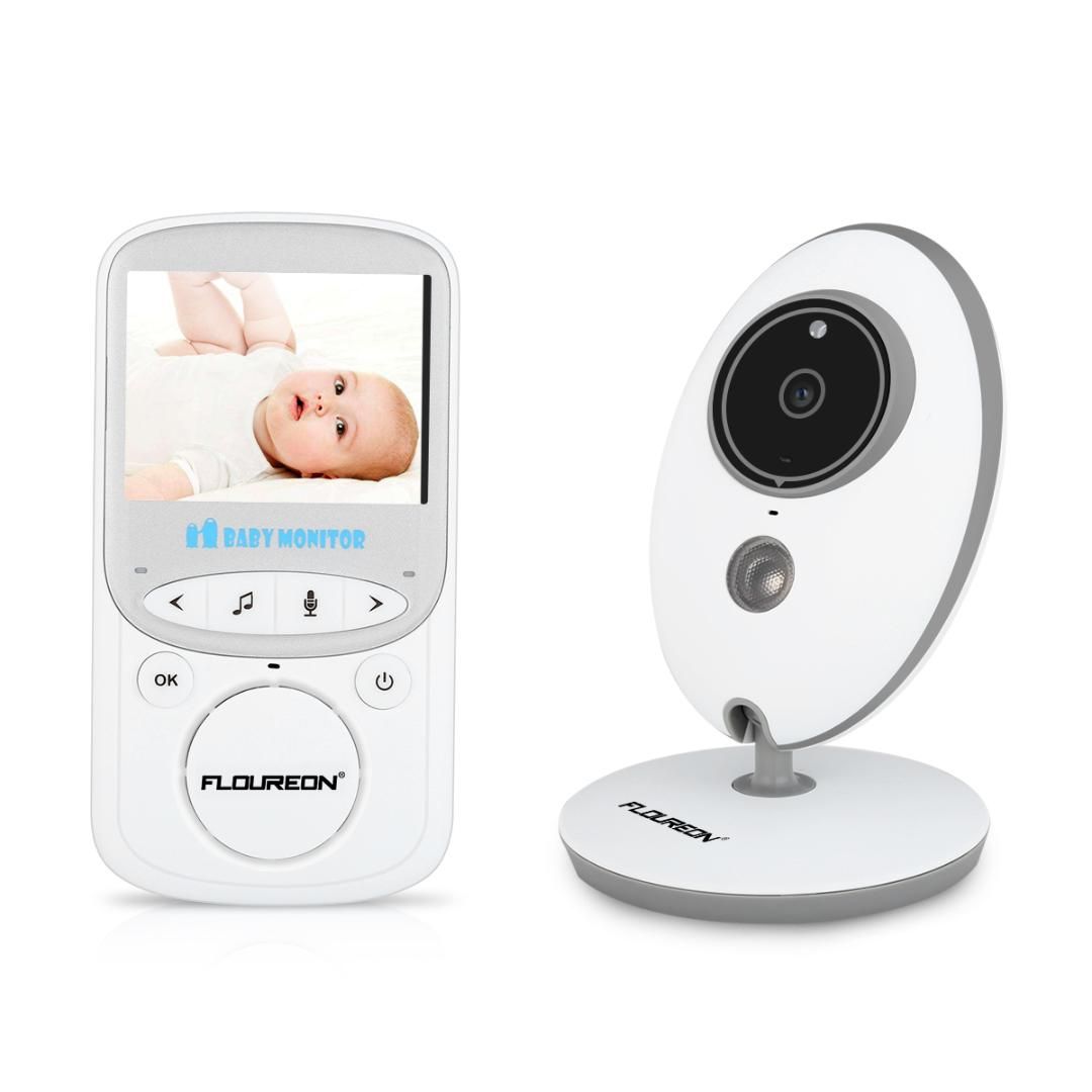 Video Baby Monitor Camera 2-Way Talk 2.4/" Digital Wireless Night Vision LCD Play