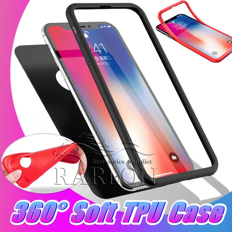 For IPhone XS MAX Cases 360 Degree Full Body Shockproof Drop Proof Soft
