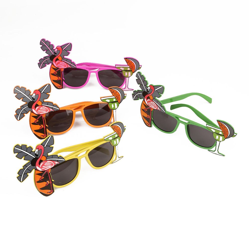 Beach Party Novelty Fruit Pineapple Sunglasses Flamingo Party