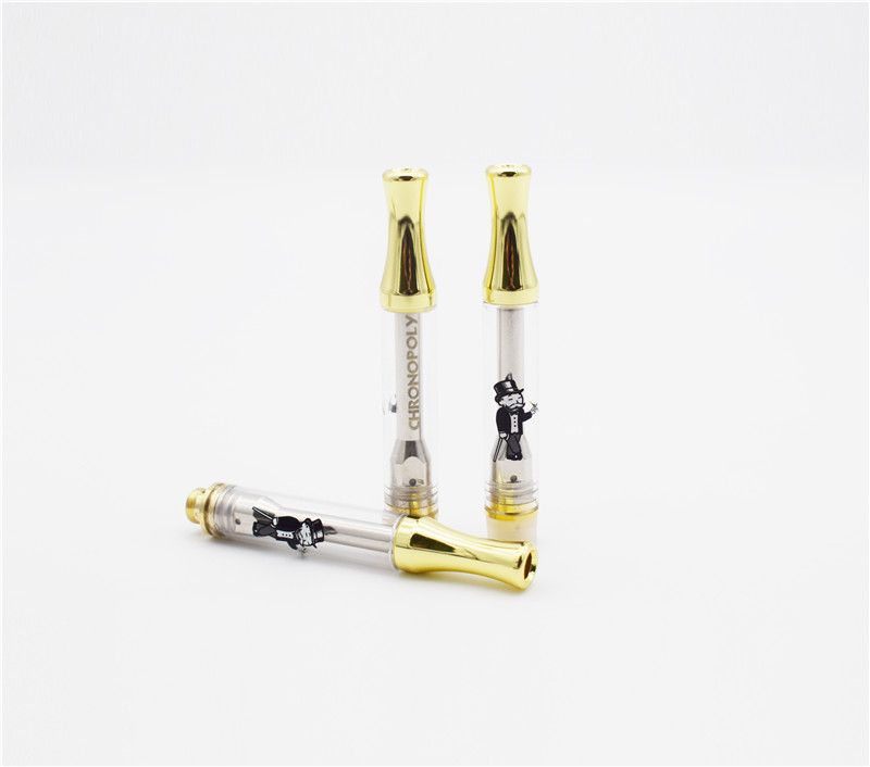 Newest Hologram Chronopoly Carts Mario Carts Exotic Carts AC1003 Gold 1ml Vape Cartridge No Leak