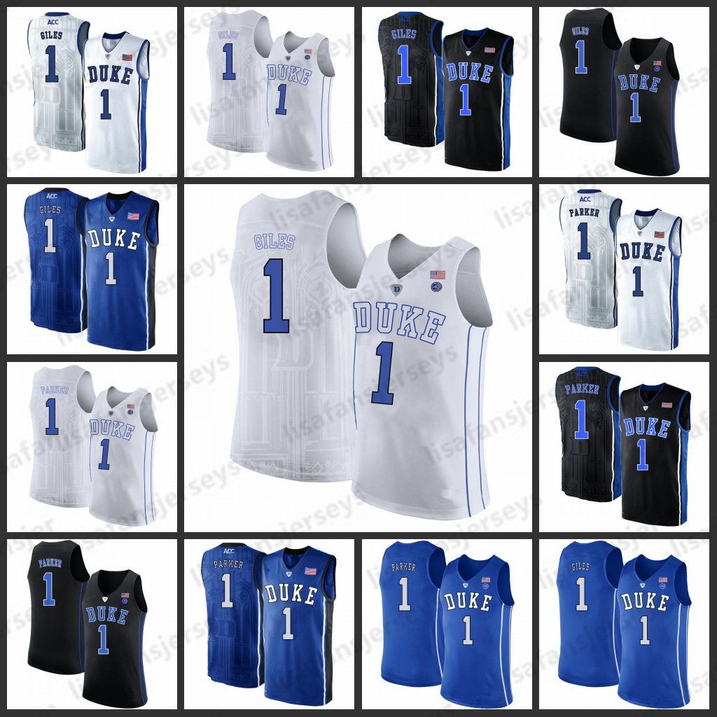 2019 Duke Blue Devils Basketball Jerseys Mens 1 Harry Giles 1 Jabari