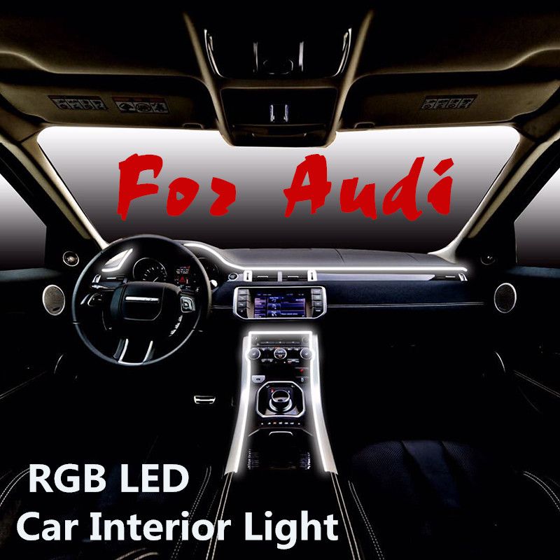 Kit Coloré Lampe Set App 1 De Décoratif Sound El Bande Lumière Active Voiture Bord Auto Néon Tableau Led Newset Fil Contrôle Rgb Intérieur ZkOiXuP