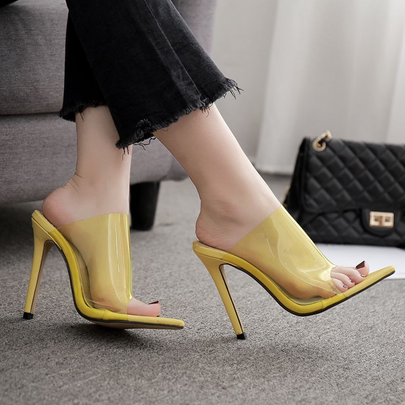 Sweety Beautiful Famous Designer Brand Women Sexy Sandal Colorful PVC