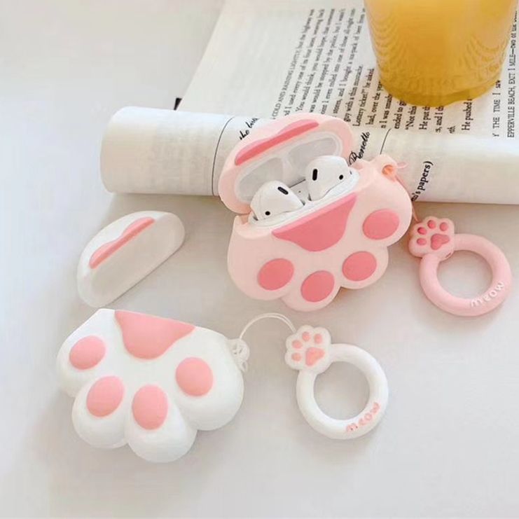 2021 Lovely Cat Claw For Apple Airpods Cases Silicone Soft 2021 Lovely Cat Claw For Apple Airpods Cases Silicone Soft