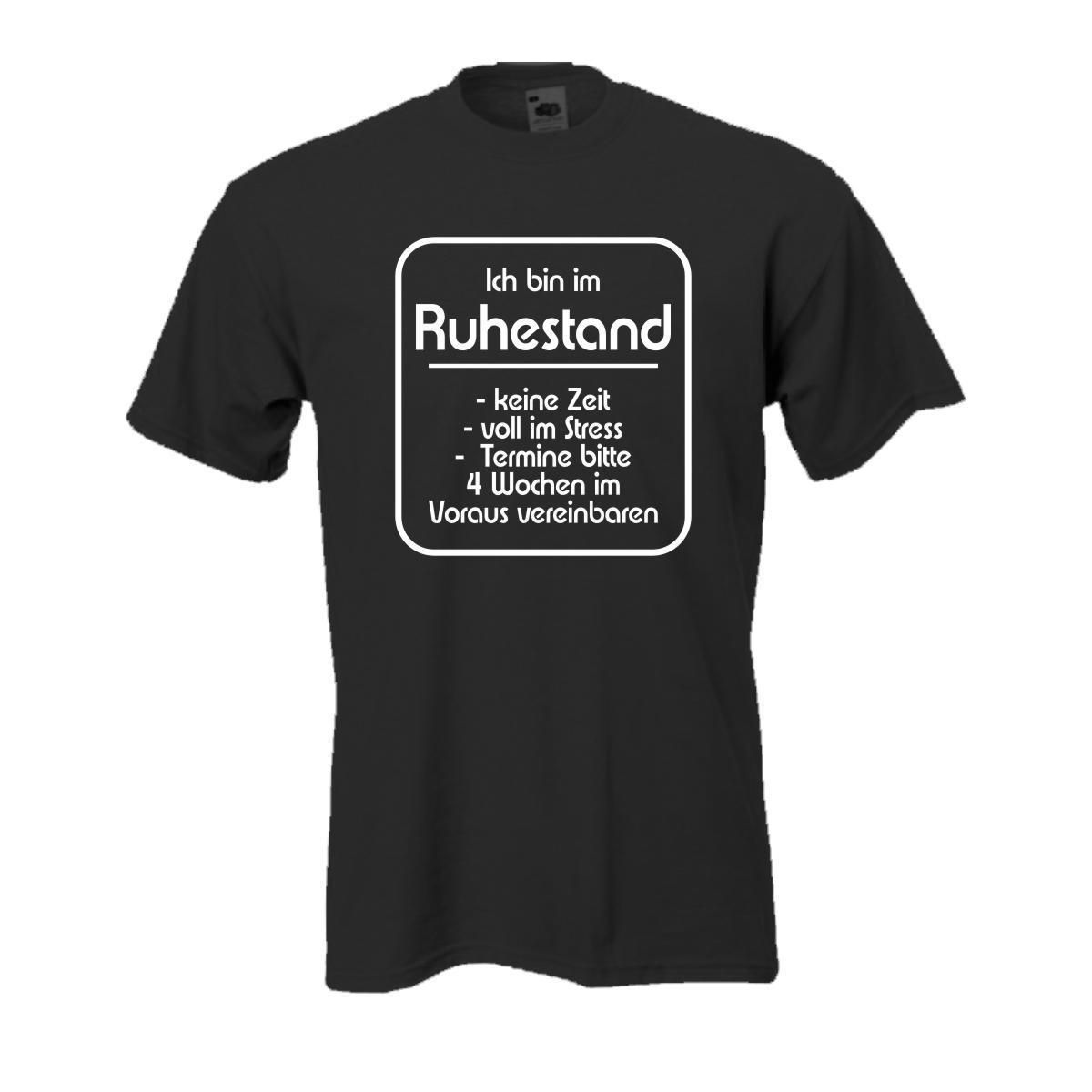 Ich Bin Im Ruhestand Fun T Shirt Witziges Sprüche Shirt Rentner Spaß Fs096funny Free Shipping Unisex Casual Tshirt