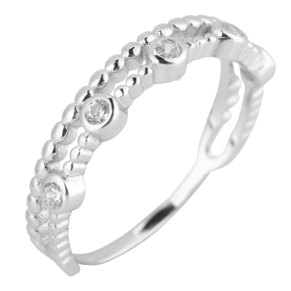 2019 Simple Women Ring Solid 925 Silver Rhinestones Romantic Ring