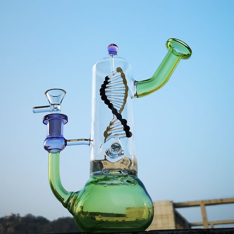 2020 Unique Glass Bong Tornado Percolator Oil Dab Rigs Cyclone Turbine