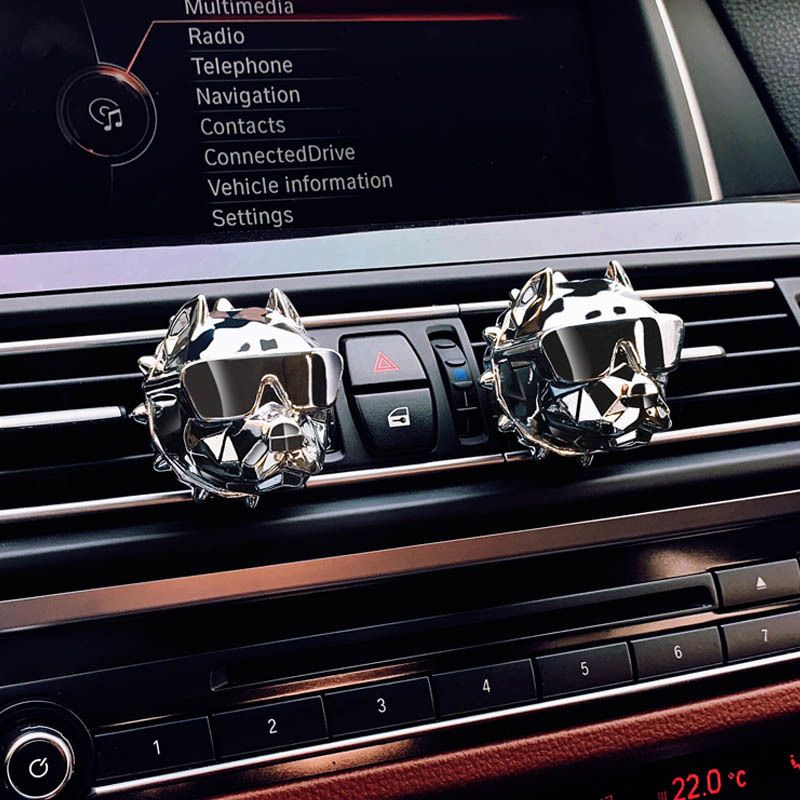 Großhandel Bulldog Auto Lufterfrischer Parfüm Clip Duft Diffusor