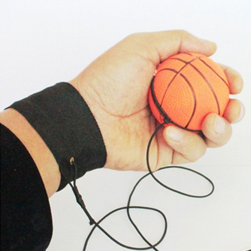 2021 Bouncy Wrist Band Ball Toy Elastic Rubber Ball For Wrist Exercise