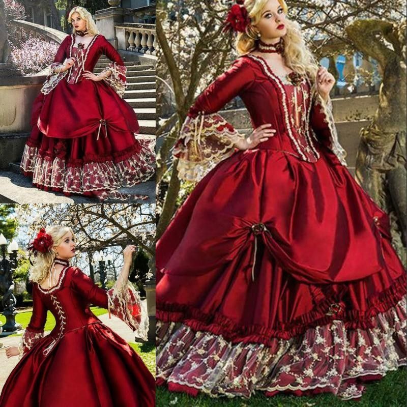 Princess Medieval Fantasy Quinceanera Dresses Victorian Halloween