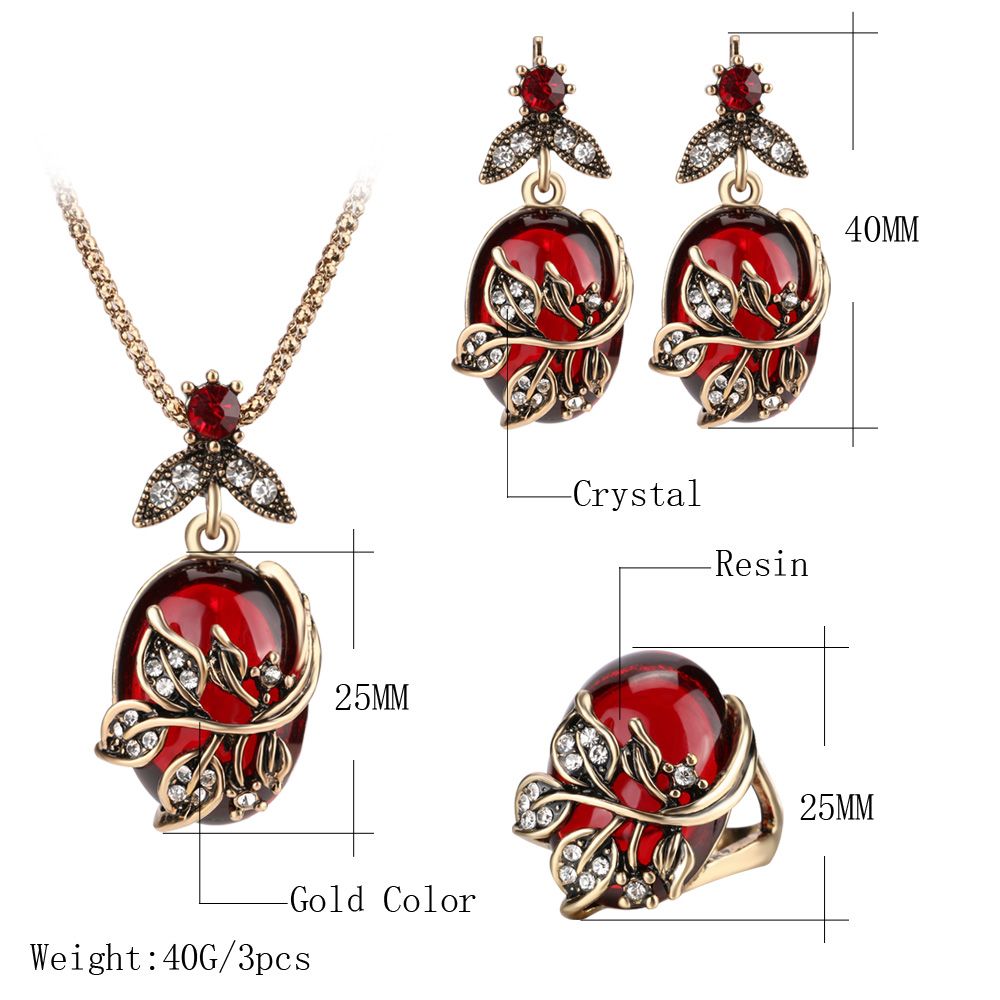 Mujeres Gotas De Cristal De Bohemia De colección Verde Pendiente Colgante Joyería CB