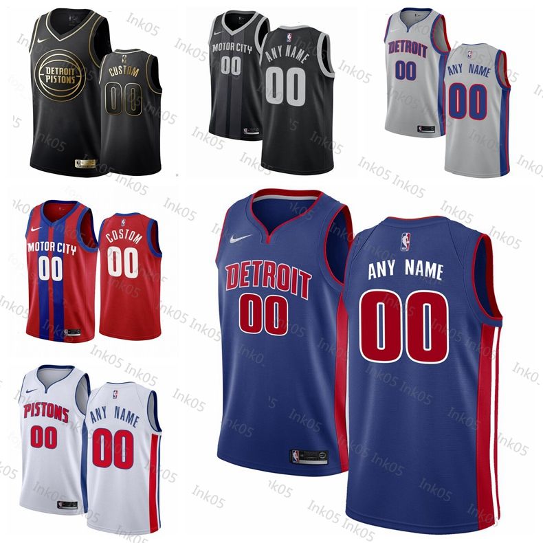 detroit pistons custom jersey