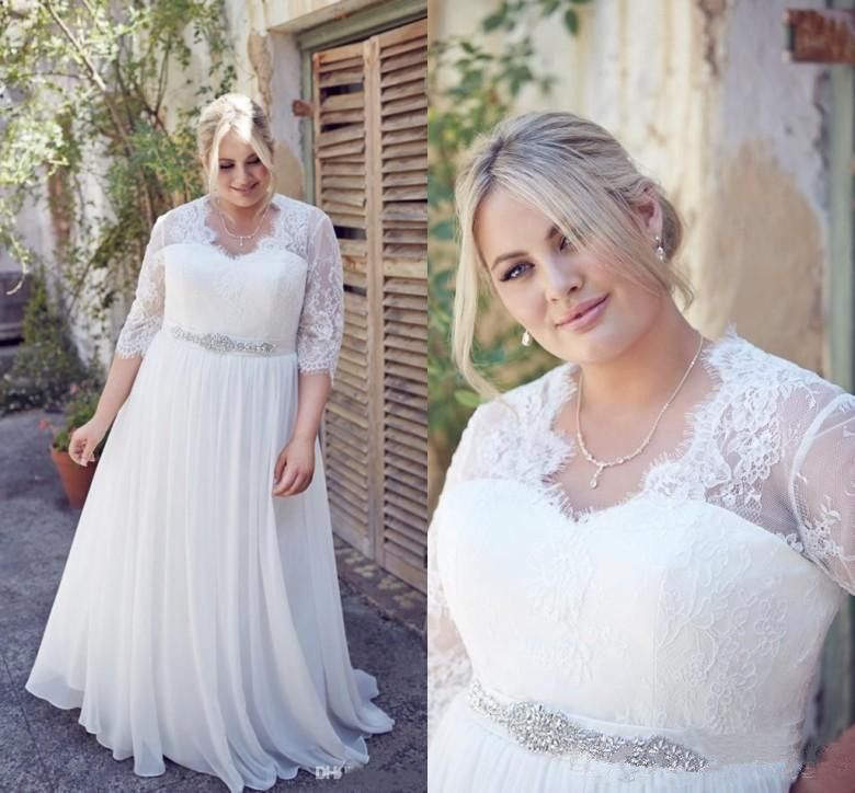 Country Wedding Dress with Belt