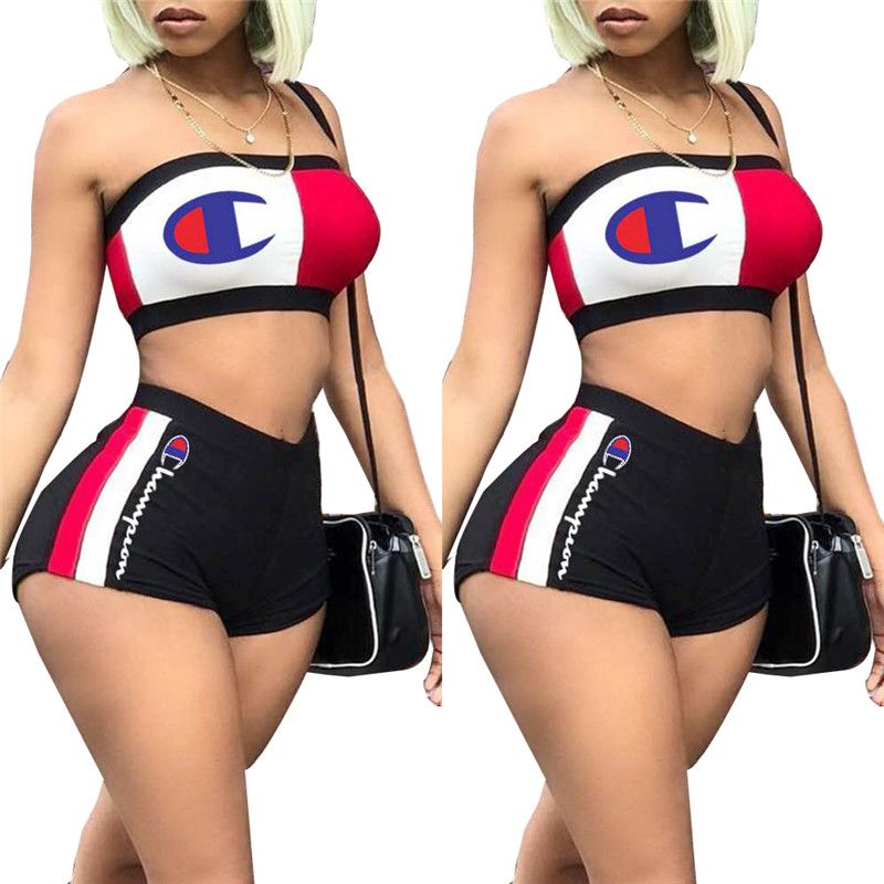 champion crop top set