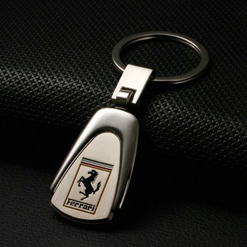 3D Metal Car Logo Keychain Keyring Key Chain Auto Key Ring Holder For Ferrari Audi Car Styling Accessories