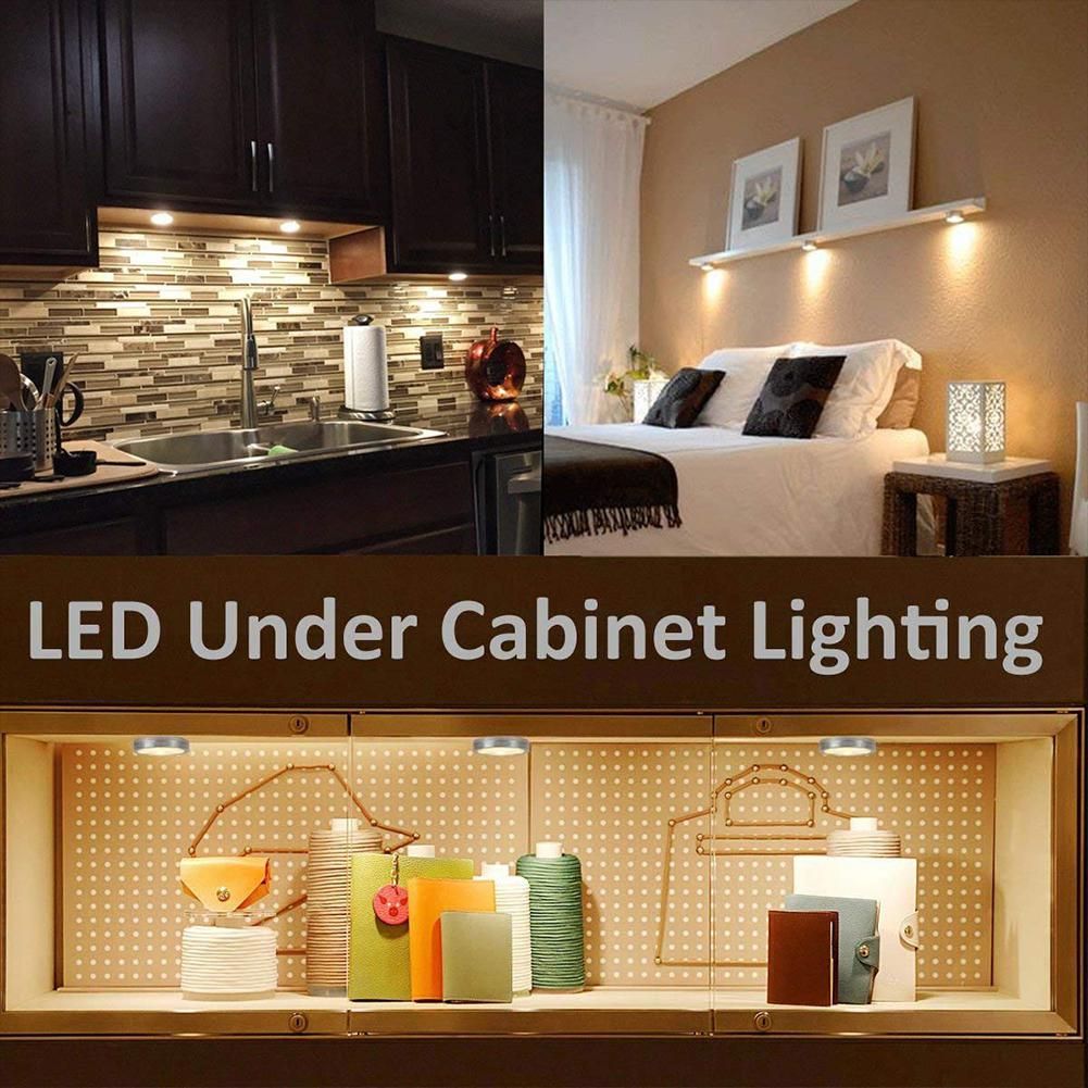2019 Led Under Cabinet Lighting Kit With Switch Puck Lights