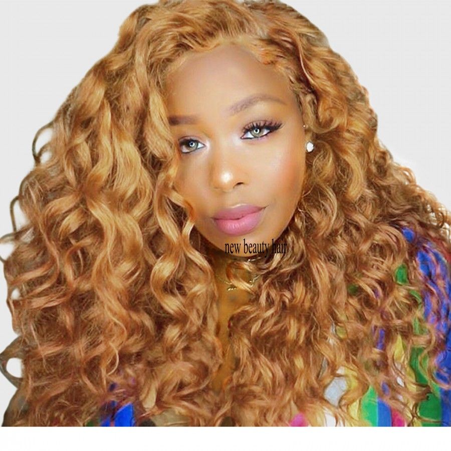 Honey Blonde #27 Brazilian Lace Front Wigs For Black Women ...
