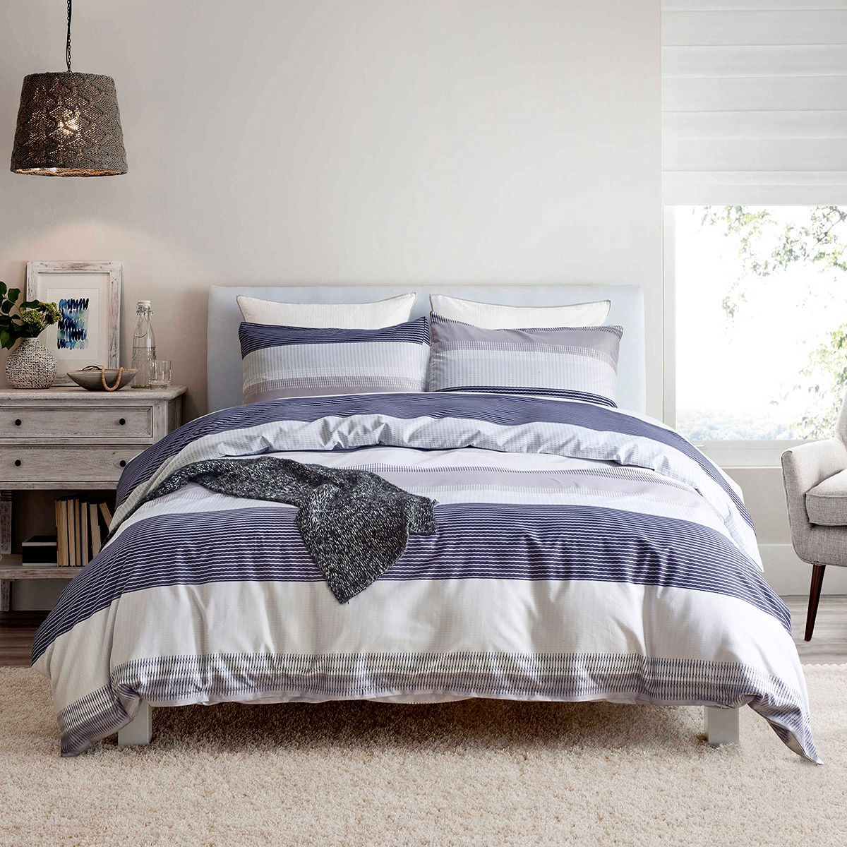 2019 Lucky Modern Strips Bedding Set King Size Printed 2019 Lucky Modern Strips Bedding Set King Size Printed Duvet Cover Soft Lightweight Microfiber Home Children Sheet From Luckyjj