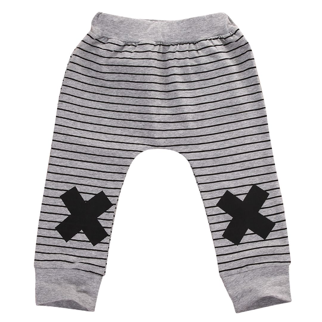 Baby Harem Long Pants Hiphop Toddler Sport Jogger Trousers Cotton Leggings 12-18 Months