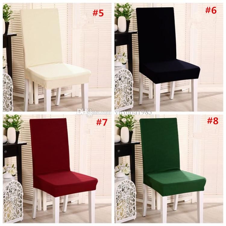 Compre Cubiertas De La Silla De Comedor De Spandex De Poliéster De ... Compre Cubiertas De La Silla De Comedor De Spandex De Poliéster De ...