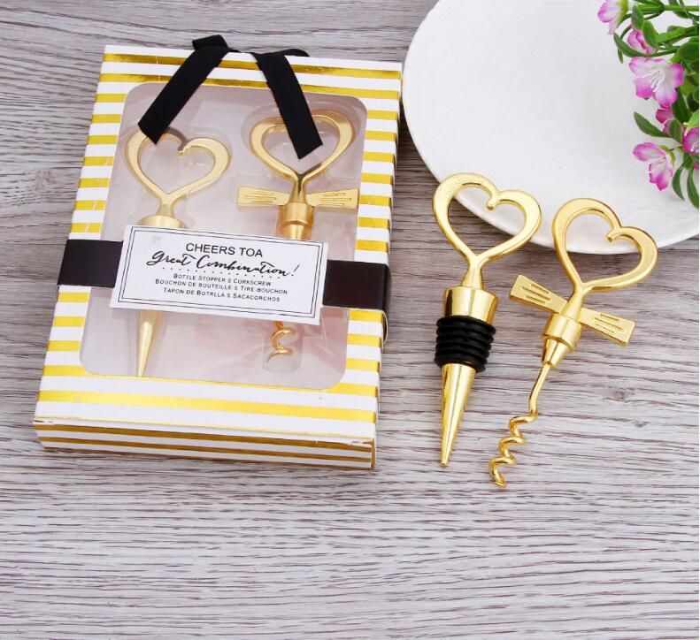 Faveurs De Mariage Cadeaux De Fête Décapsuleur Faveur De Mariage Souvenir Cadeau Tire Bouchon Fournitures De Fête Baby Shower Cadeaux Pour Invité