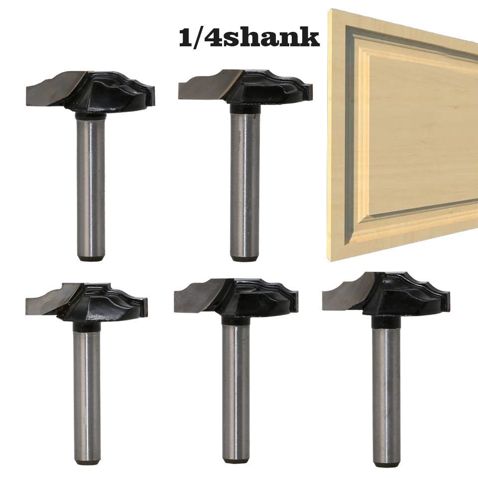 2021 1/4 Shank Woodworking Door Frame Router Bits For Wood Carbide ...