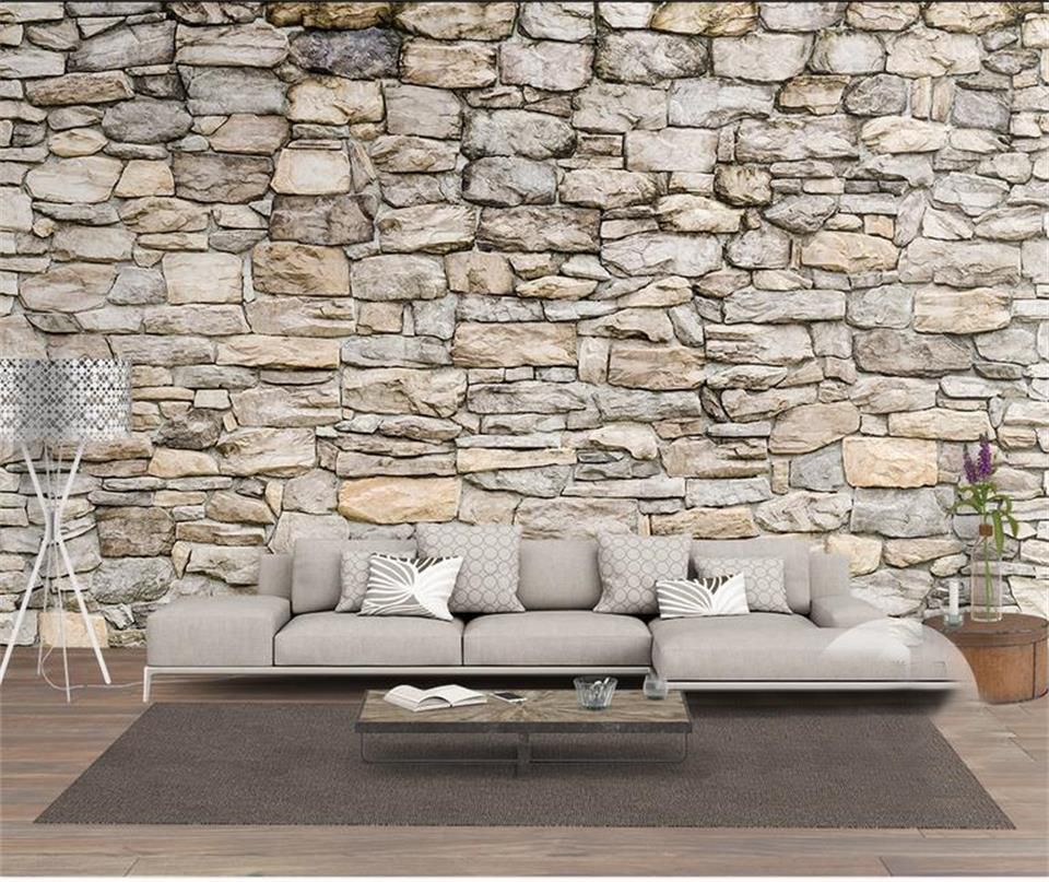 Compre Tamaño Personalizado Foto 3d Papel Tapiz Sala De Estar Cama