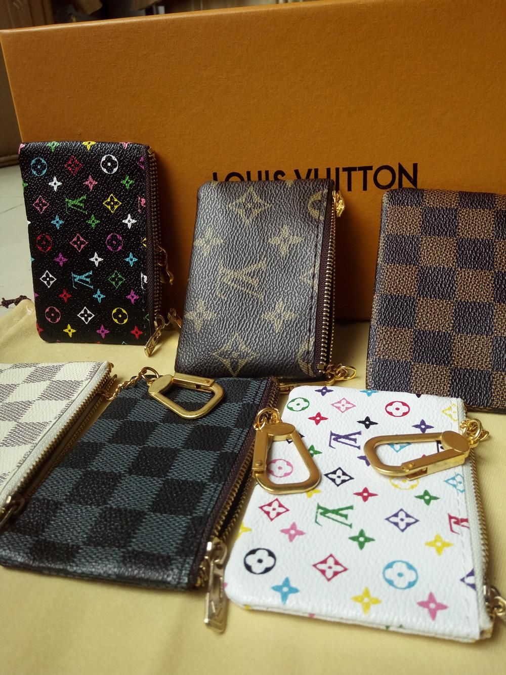 2019 Hotsales Louis Vuitton Fashion Leather Wallet Women Mini Clutch Brand Handbags Tote Purse ...