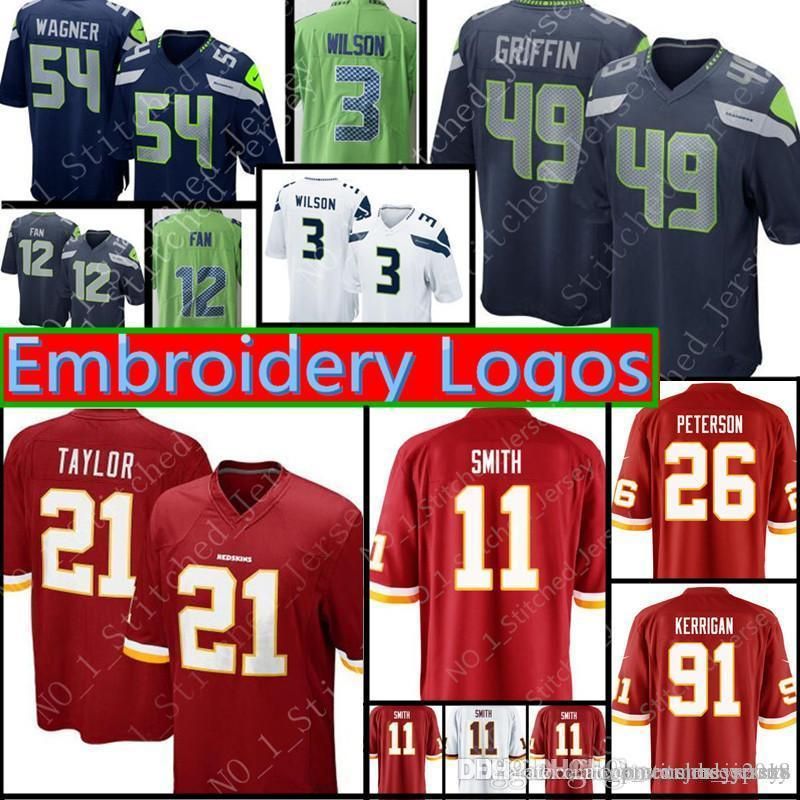 seahawks jersey mens large