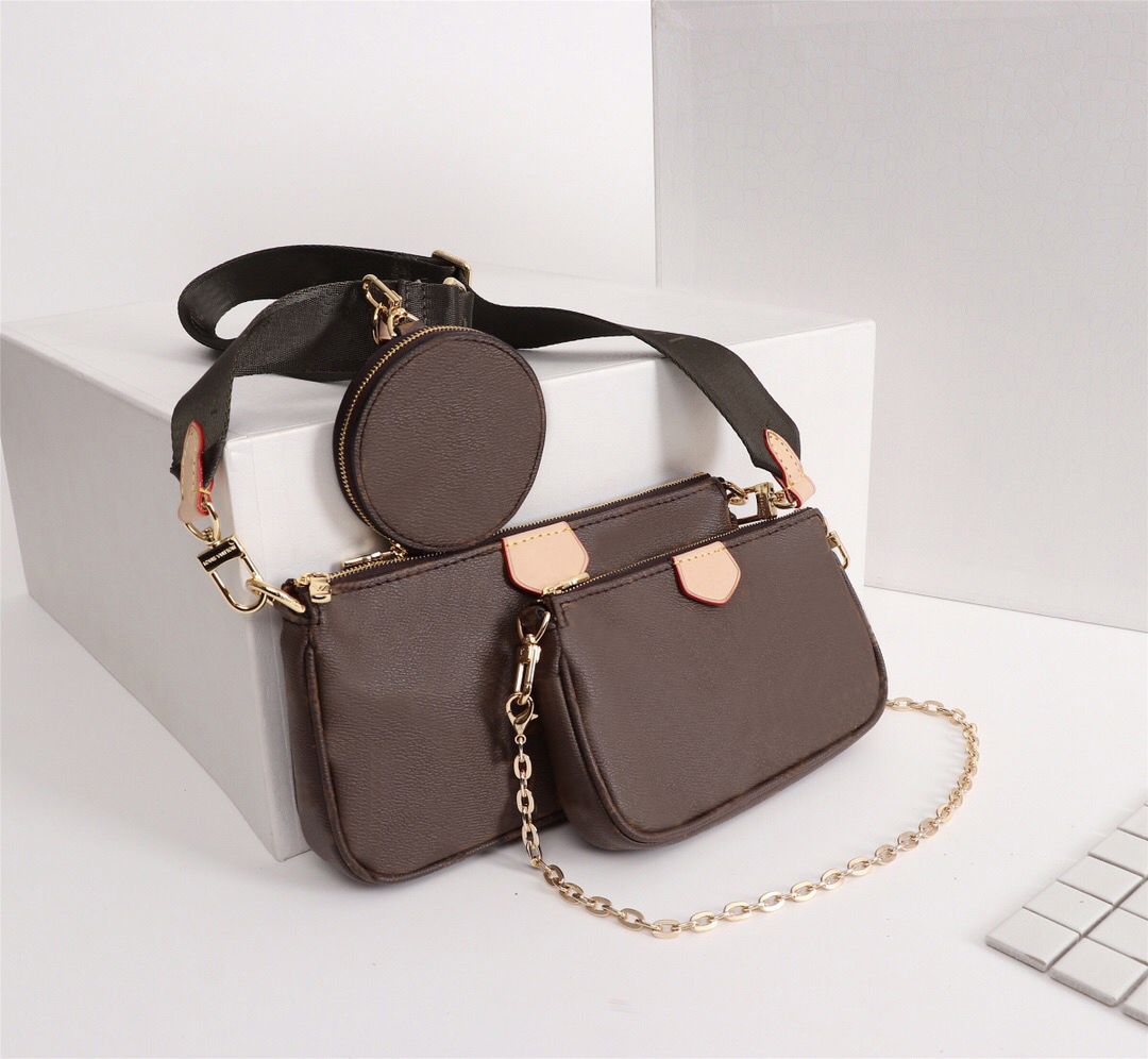 Designer Luxury Handbags Purses MULTI POCHETTE ACCESSORIES Bag Women Brand Bag Three Piece Suit ...