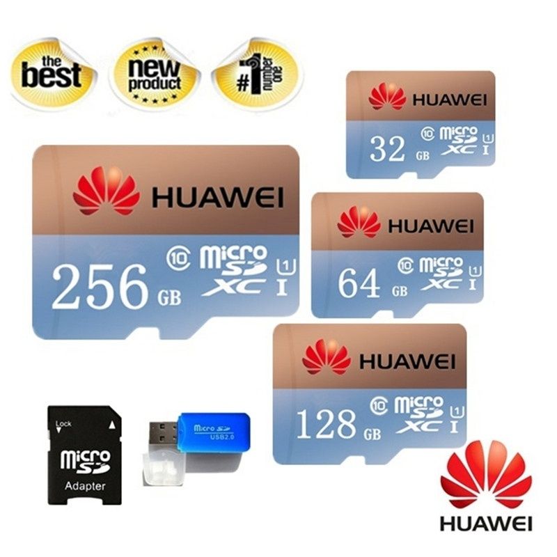 HUAWEI Memory Cards Micro Sd Card Class10 Memory Card Flash 32GB 256GB