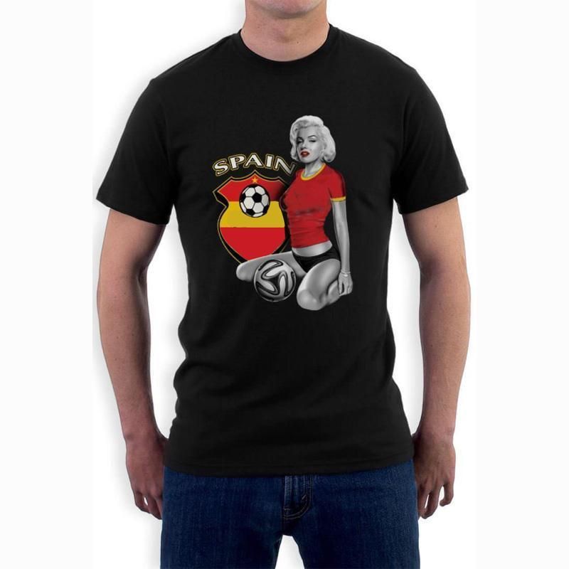 Hombre Top World España Footballer Moda 2018 Nueva Camiseta Soccerings Llegada New Tee Cup A3jq5Lc4RS
