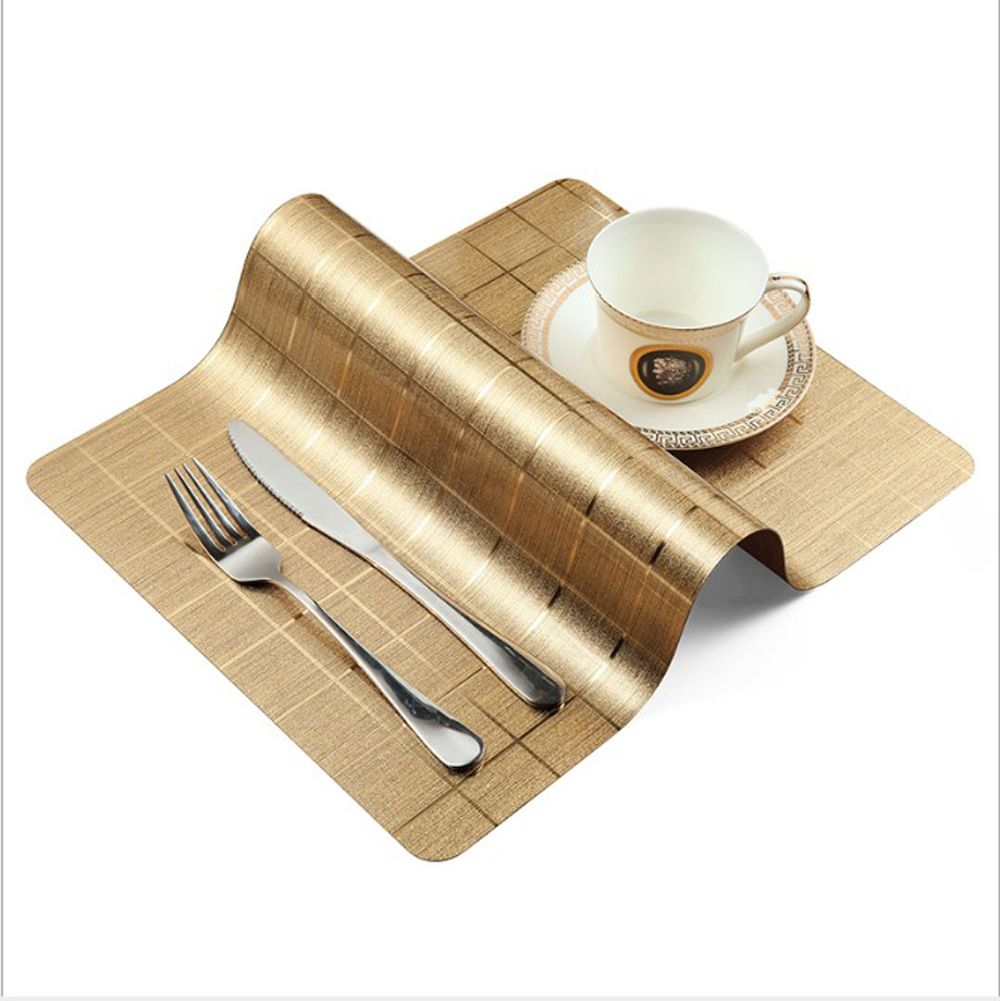 2020 Restaurant Waterproof Western Placemats Set Of 4 Heat Resistant